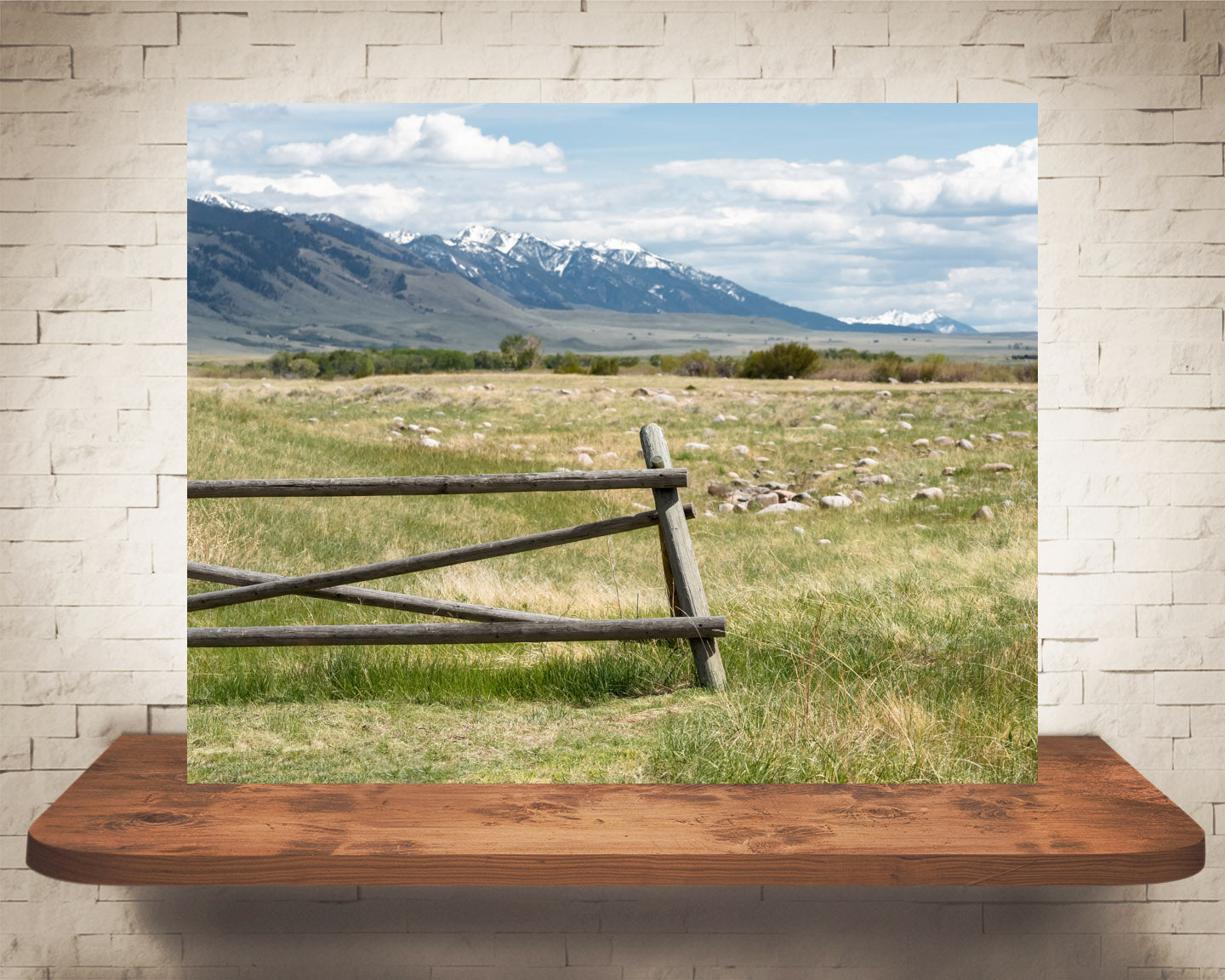 Mountain Fence Photograph